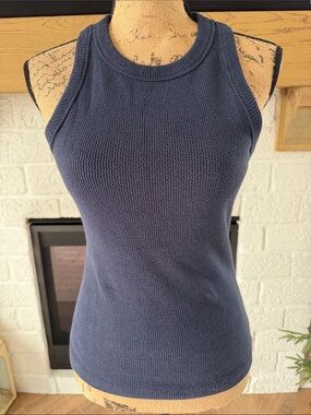 Dockers Dark Navy Ribbed Knit Tank